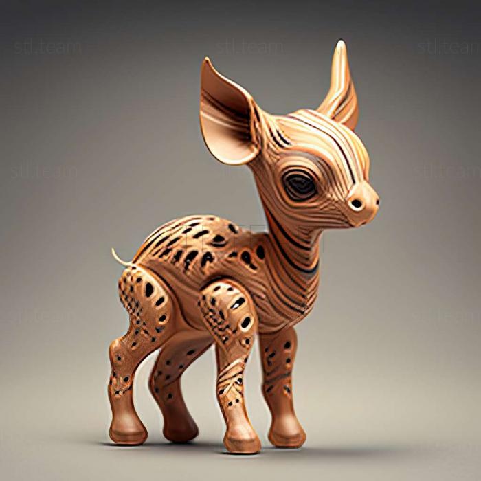 3D модель Лил Баб знаменитое животное (STL)